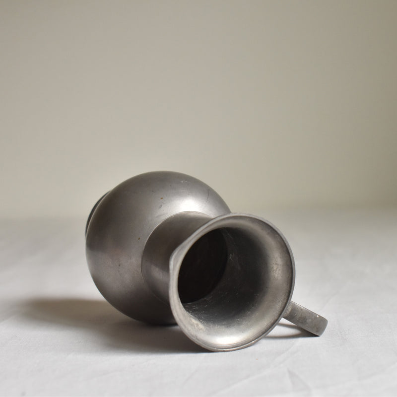 Vintage Pewter Small Pitcher A