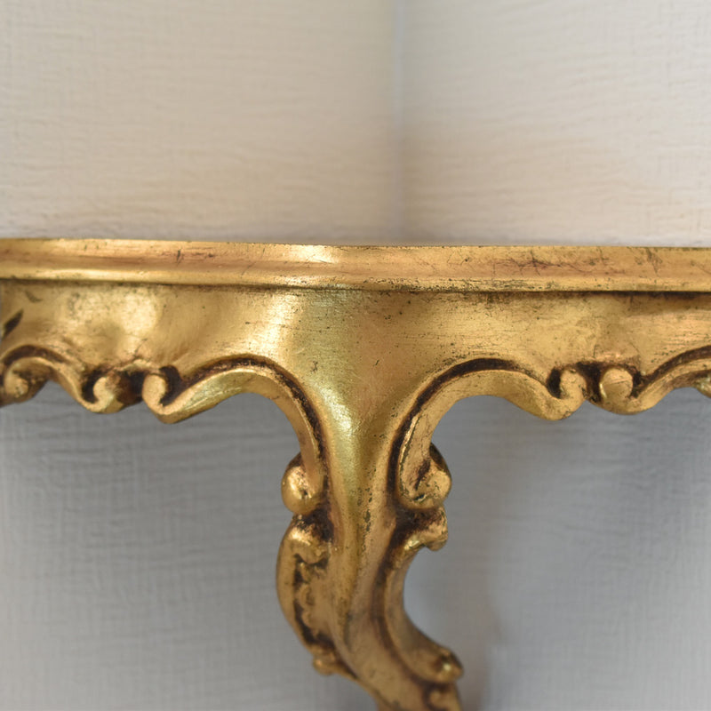 アンティーク調　コーナーコンソール