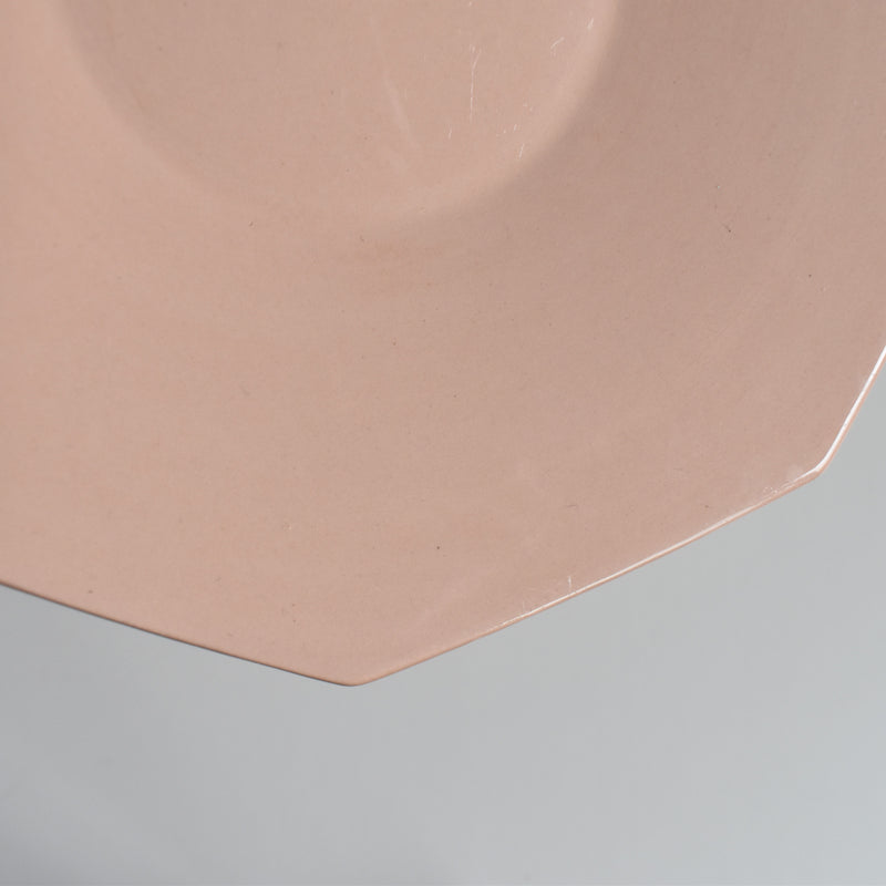 Vintage Chocolate Cup & Saucer "Ron Ui" Pink