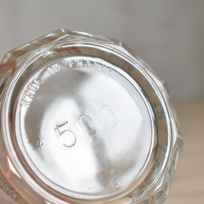 ガラス　ヴィンテージ　ジャムポット　500