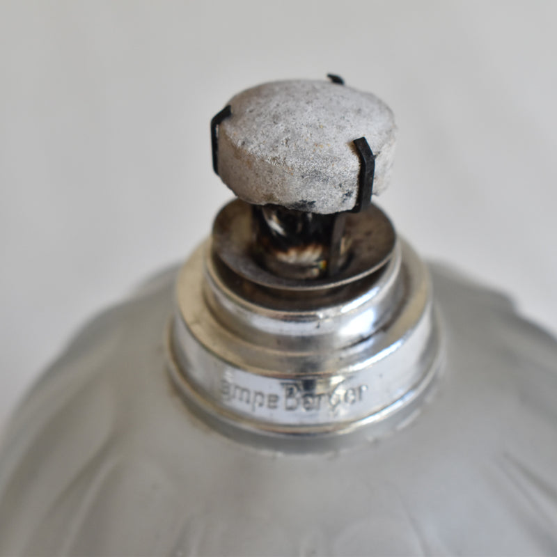 Vintage Lampe Berger glass