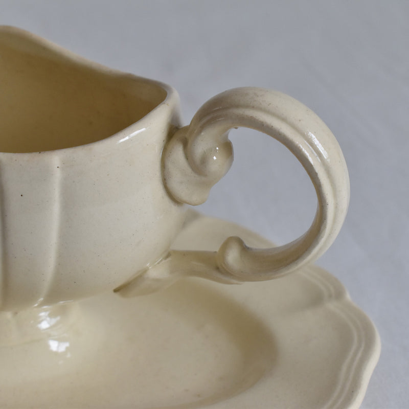 Antique Digoin & Sarreguemines Sauce Boat