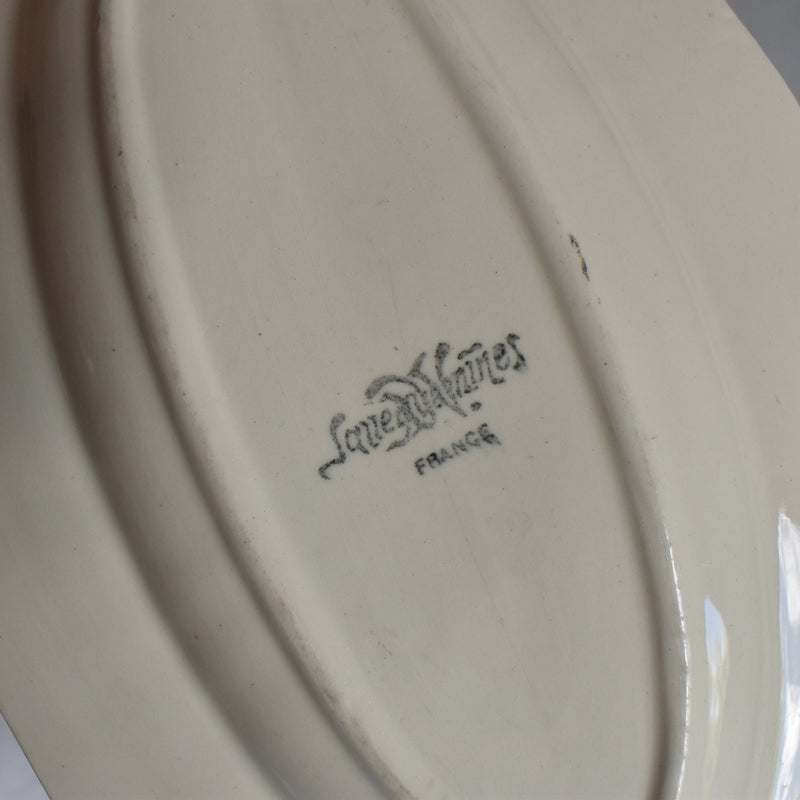Antique Raviers Sarreguemines Scalloped Edge A