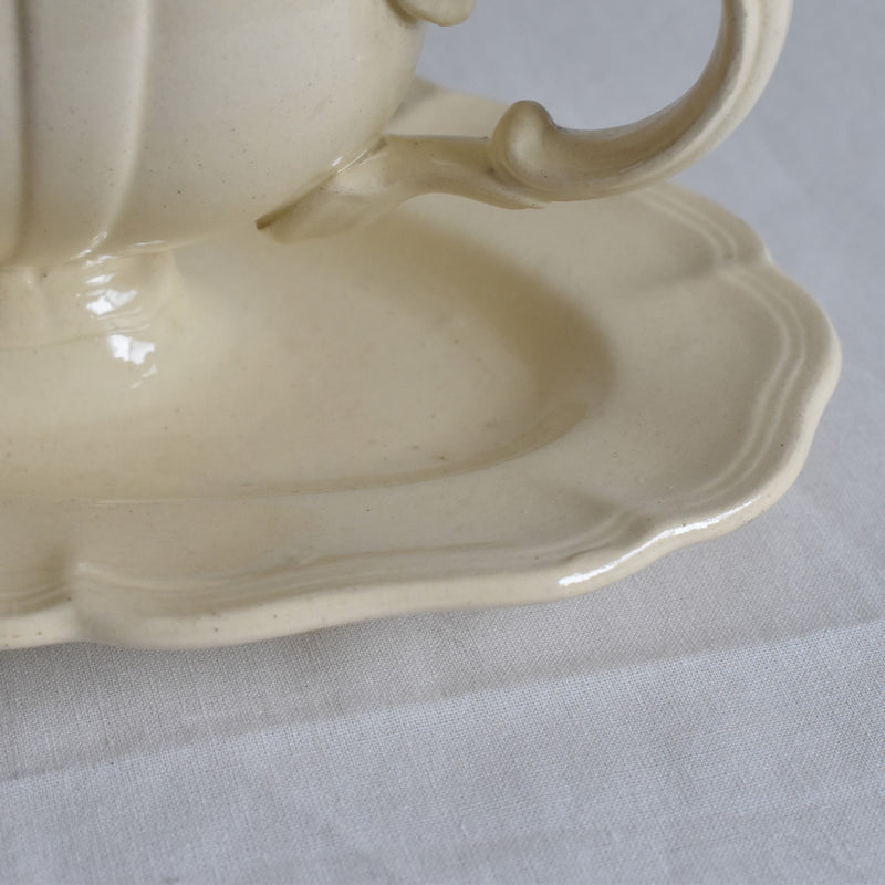 Antique Digoin & Sarreguemines Sauce Boat
