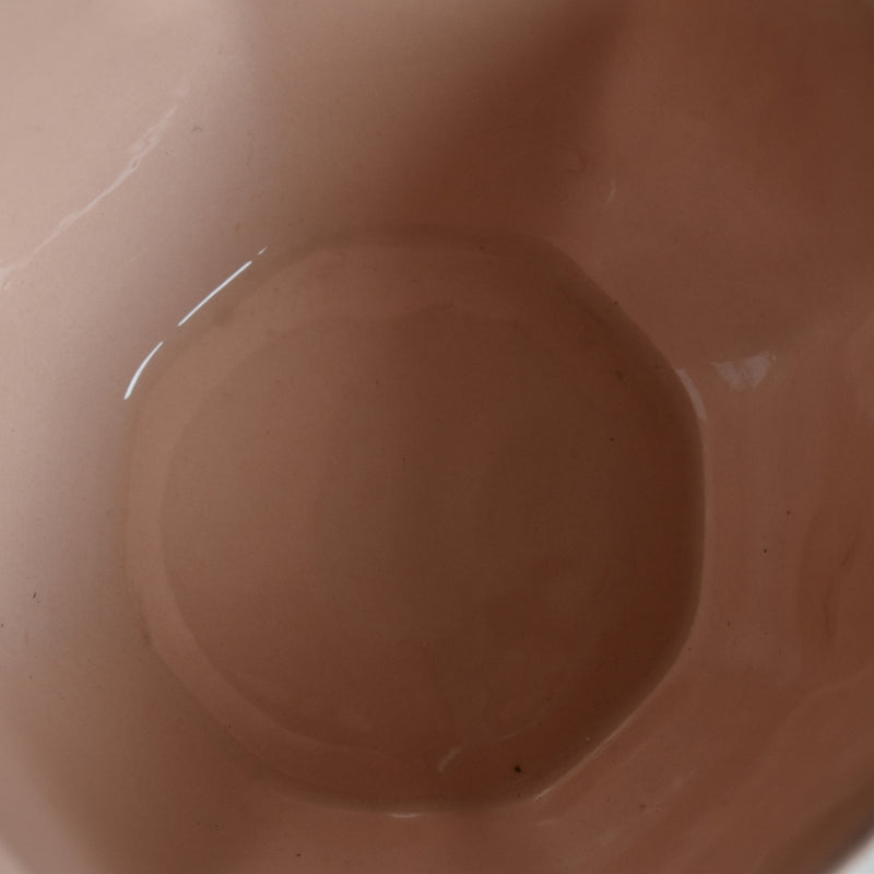 Vintage Chocolate Cup & Saucer "Ron Ui" Pink