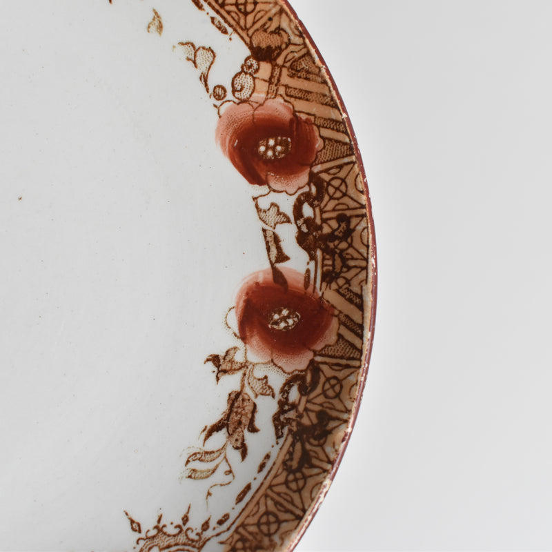 Antique Saucer, Sarreguemines, Kyoto A