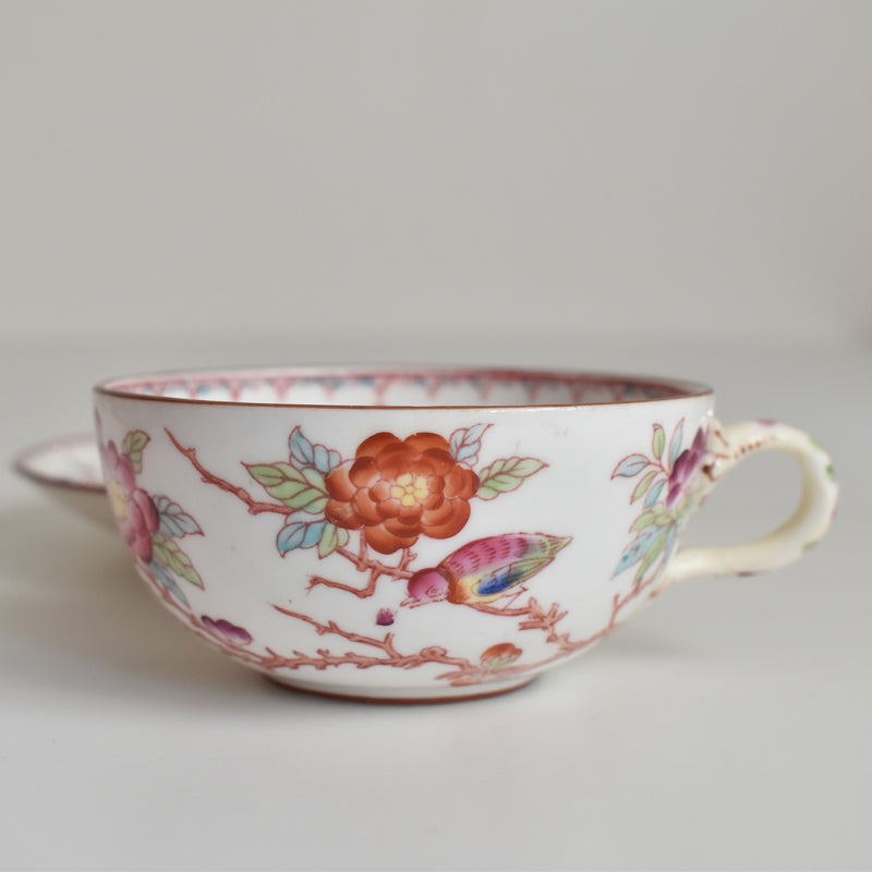Antique Cup & Saucer: Sarreguemines, Minton 252 D