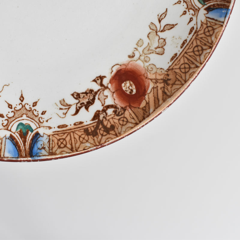 Antique Saucer, Sarreguemines, Kyoto A