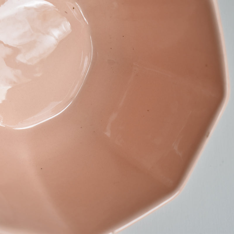 Vintage Chocolate Cup & Saucer "Ron Ui" Pink