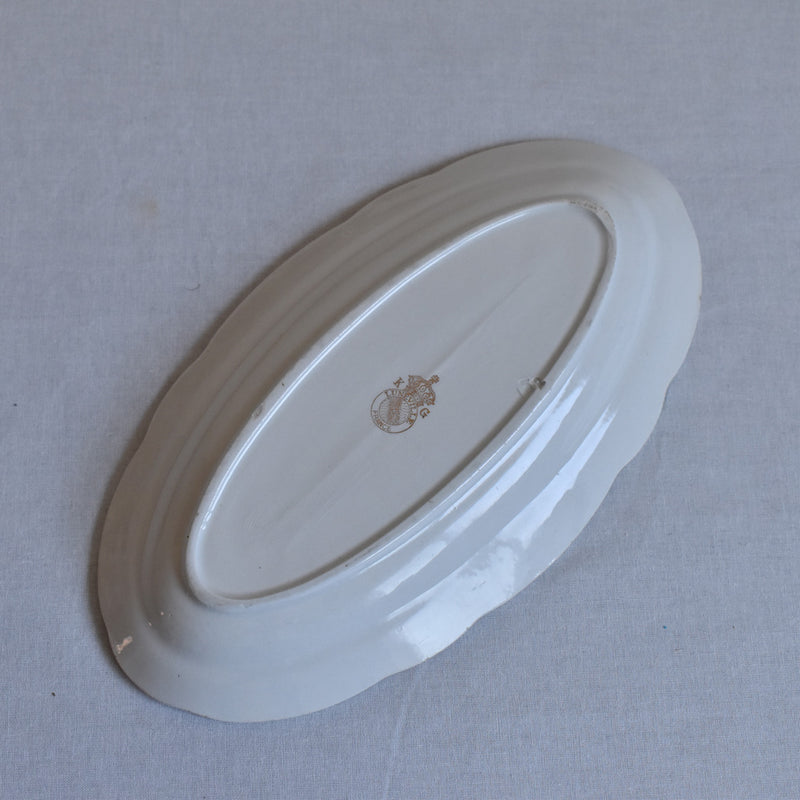 Vintage double serving dish - K&G Luneville