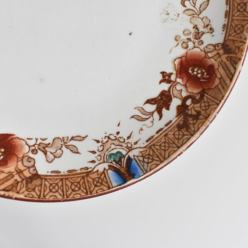 Antique Saucer, Sarreguemines, Kyoto A