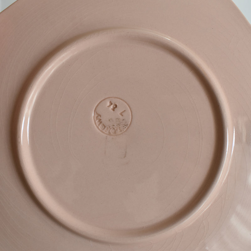ヴィンテージデザートプレート ロンウイ Octogonale Rose(cercle) E