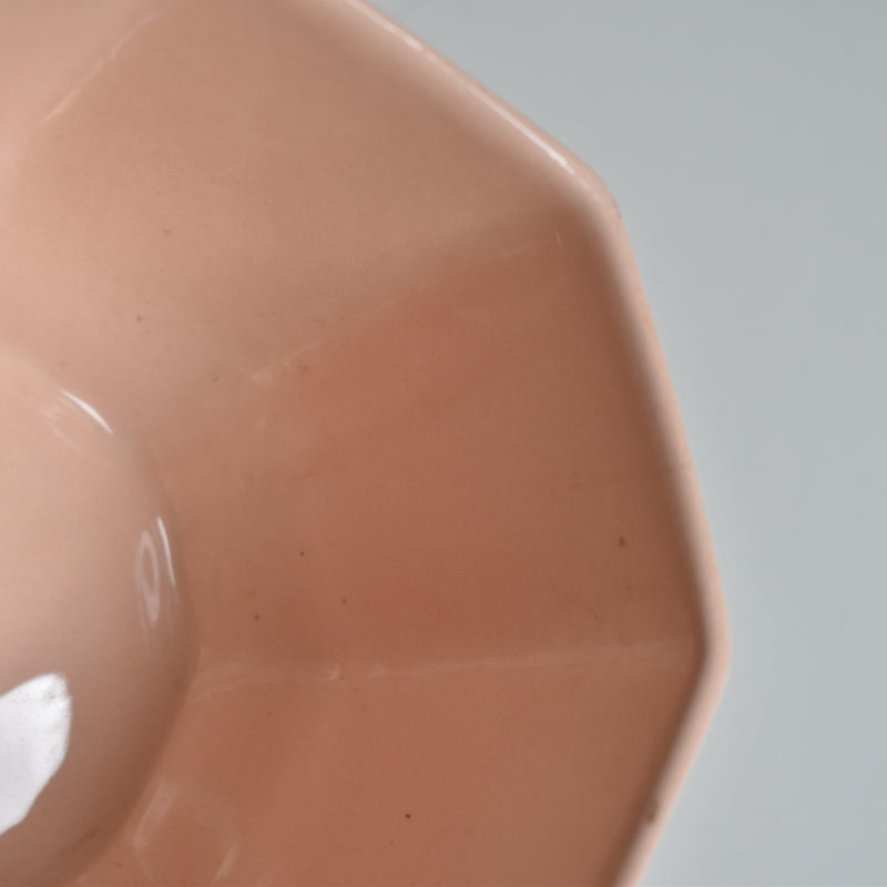 Vintage Chocolate Cup & Saucer "Ron Ui" Pink