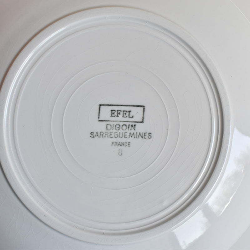 Vintage plate Digoin & Sarreguemines Efel G