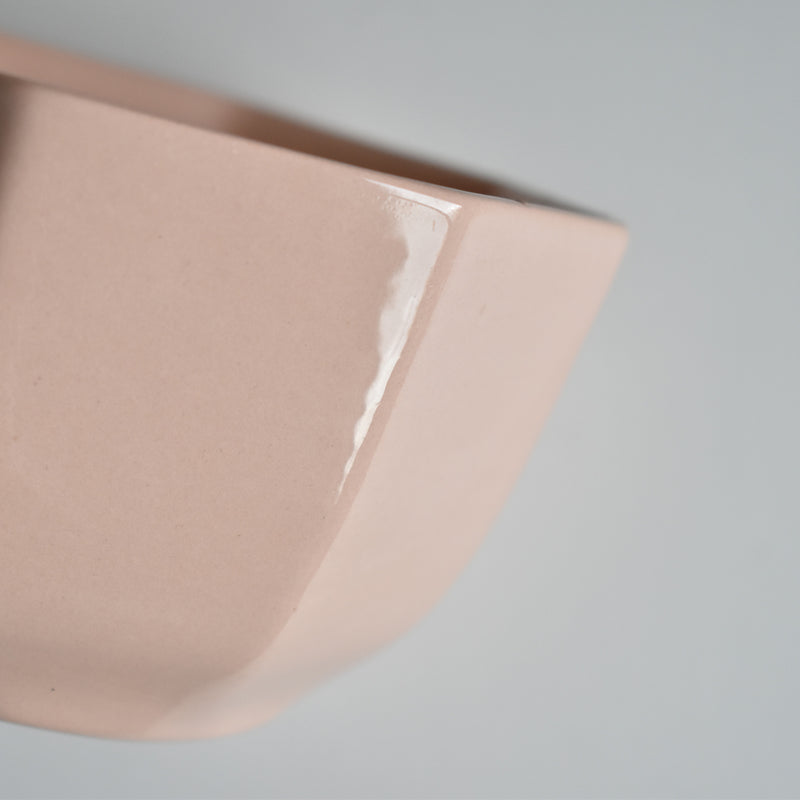 Vintage Chocolate Cup & Saucer "Ron Ui" Pink