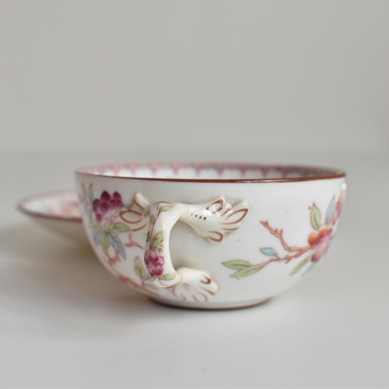 Antique Cup & Saucer: Sarreguemines, Minton 252 D