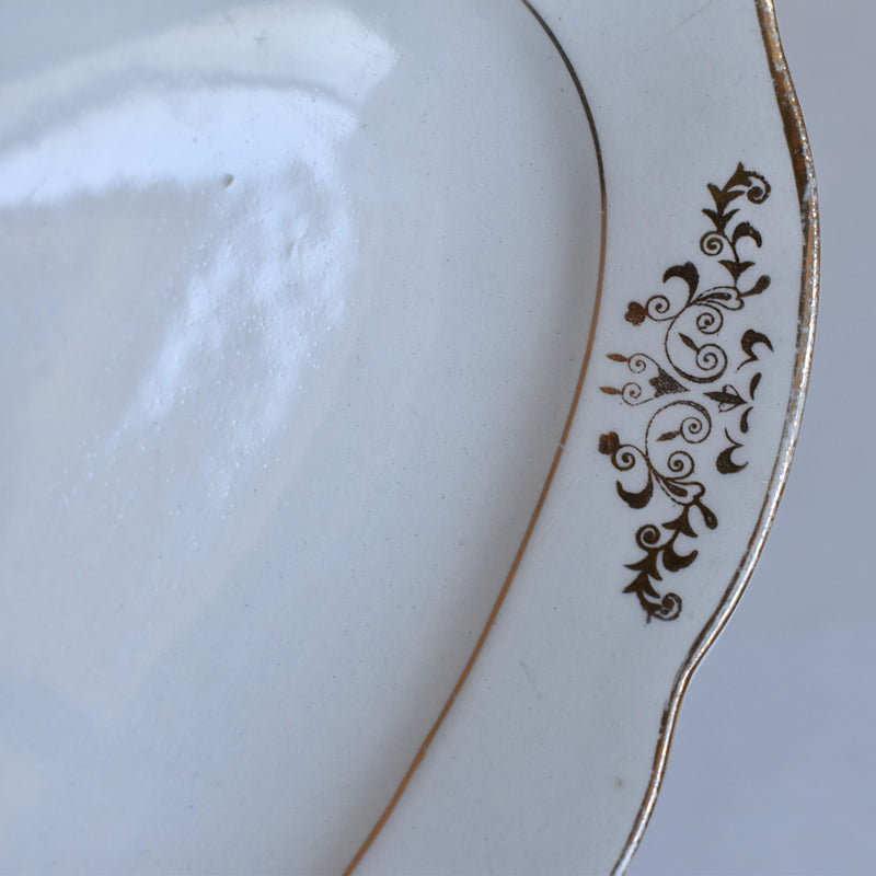 Vintage double serving dish - K&G Luneville