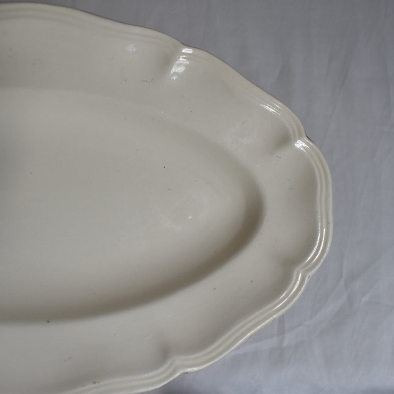 Antique Raviers Sarreguemines Scalloped Edge A