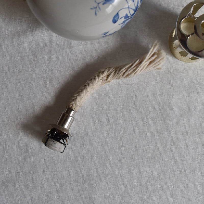 Vintage Lampe Berger Fleur Bleu