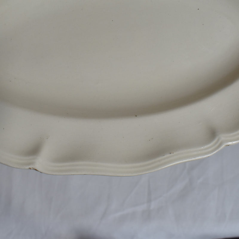 Antique Raviers Sarreguemines Scalloped Edge A