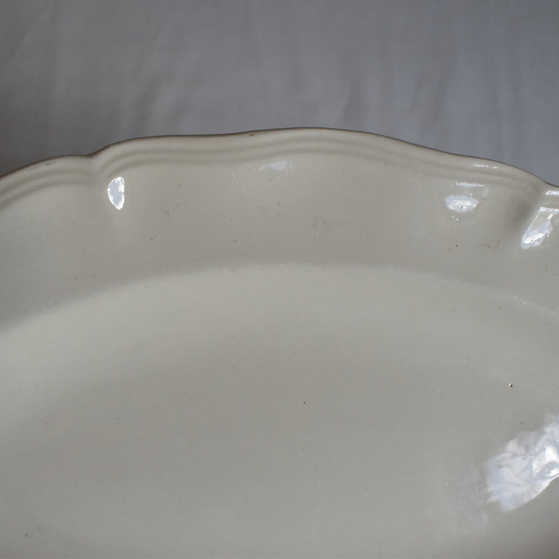 Antique Raviers Sarreguemines Scalloped Edge A