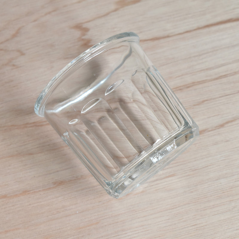 ガラス　ヴィンテージ　ジャムポット　375