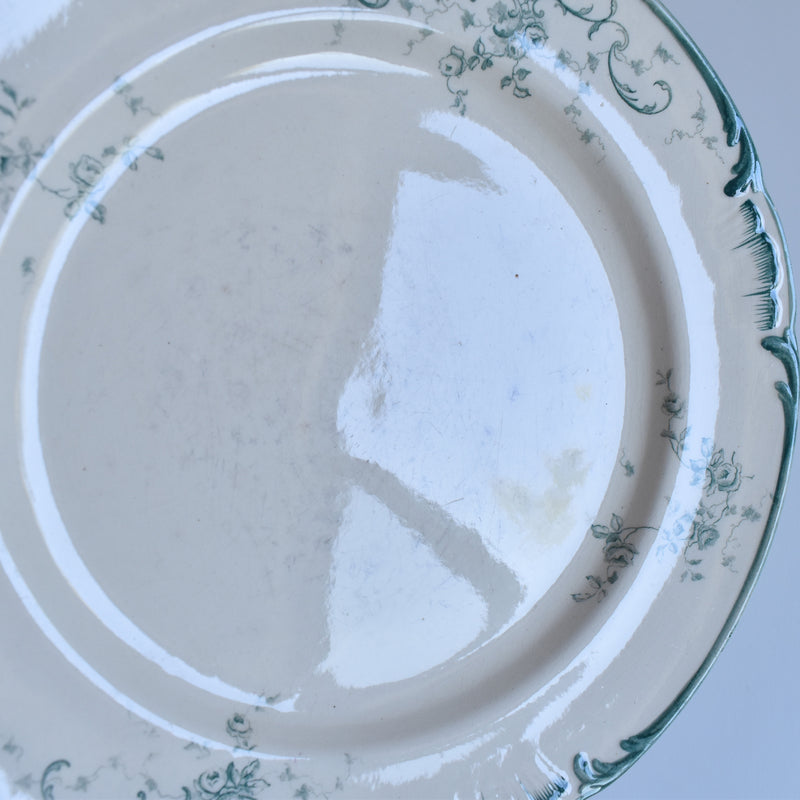 Antique Plate Longchamp Petite Roses D