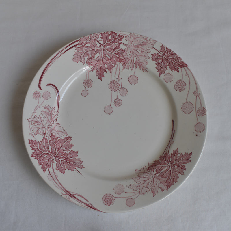 Antique Plate K&G Luneville Platane C