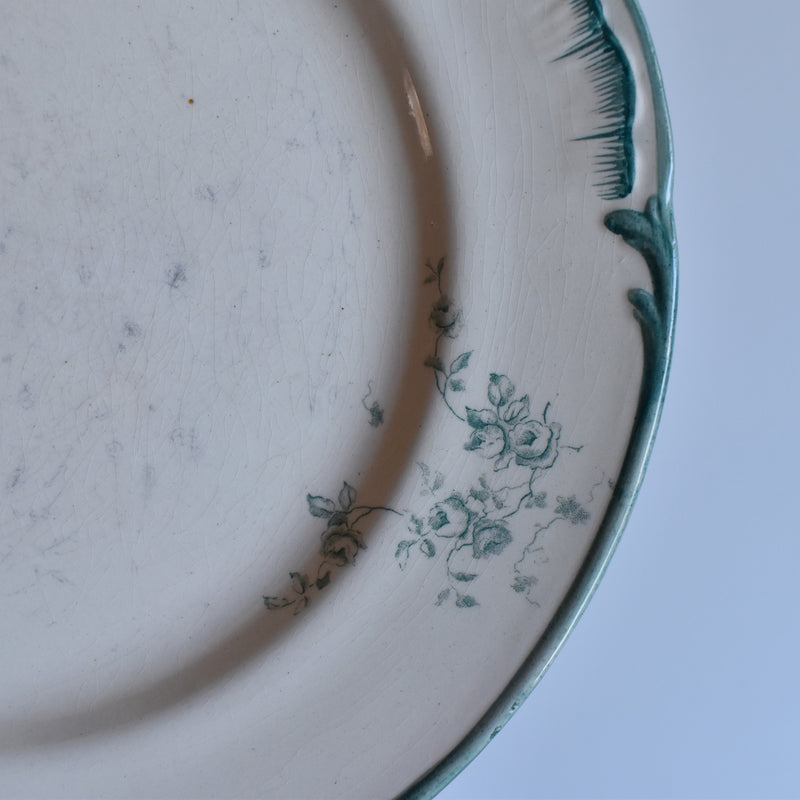 Antique Plate Longchamp Petite Roses D