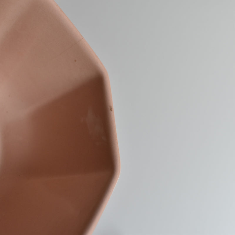 Vintage Chocolate Cup & Saucer "Ron Ui" Pink