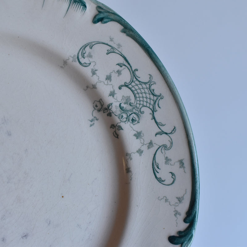 Antique Plate Longchamp Petite Roses D