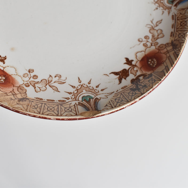 Antique saucer, Sarreguemines Kyoto B