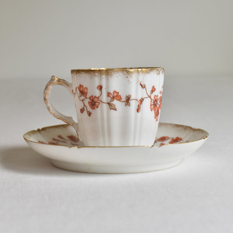 Antique Cup & Saucer Guerre / Dijon D