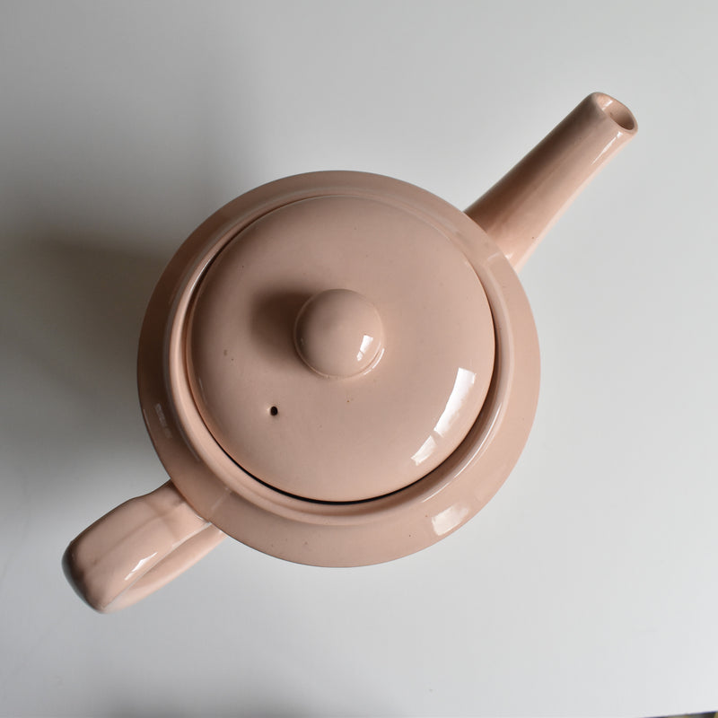 Vintage Coffee Pot Digoin & Sarreguemines Pink