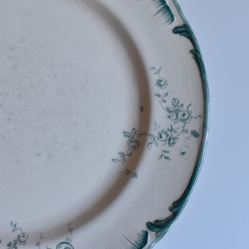 Antique Plate Longchamp Petite Roses D