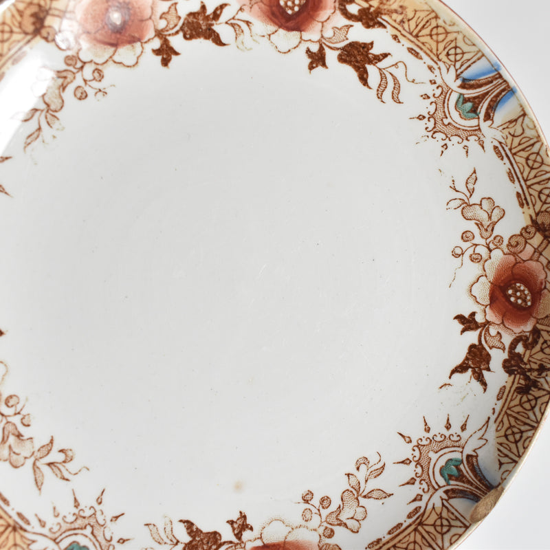 Antique saucer, Sarreguemines Kyoto B