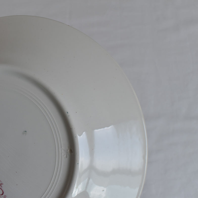 Antique Plate K&G Luneville Platane C