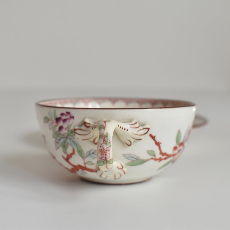 Antique Cup & Saucer Sarreguemines Minton 252 E