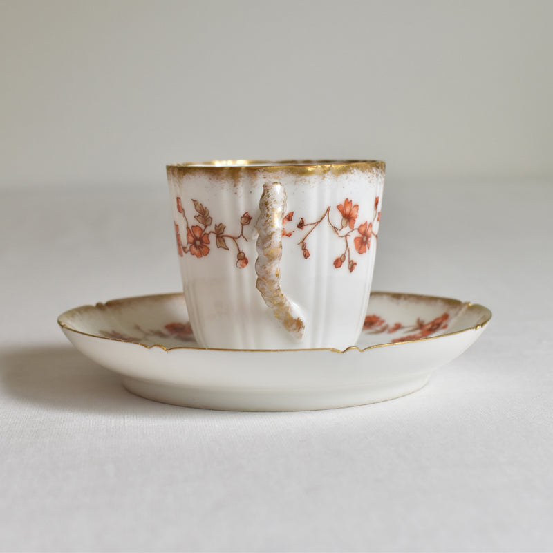 Antique Cup & Saucer Guerre / Dijon D