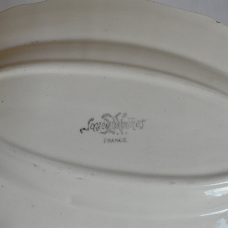 Antique Raviere Sarreguemines Scalloped Edge B
