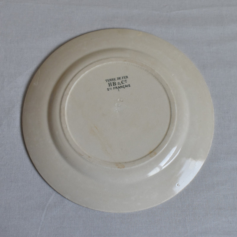 Antique Plate HB&Cie Oiseaux A