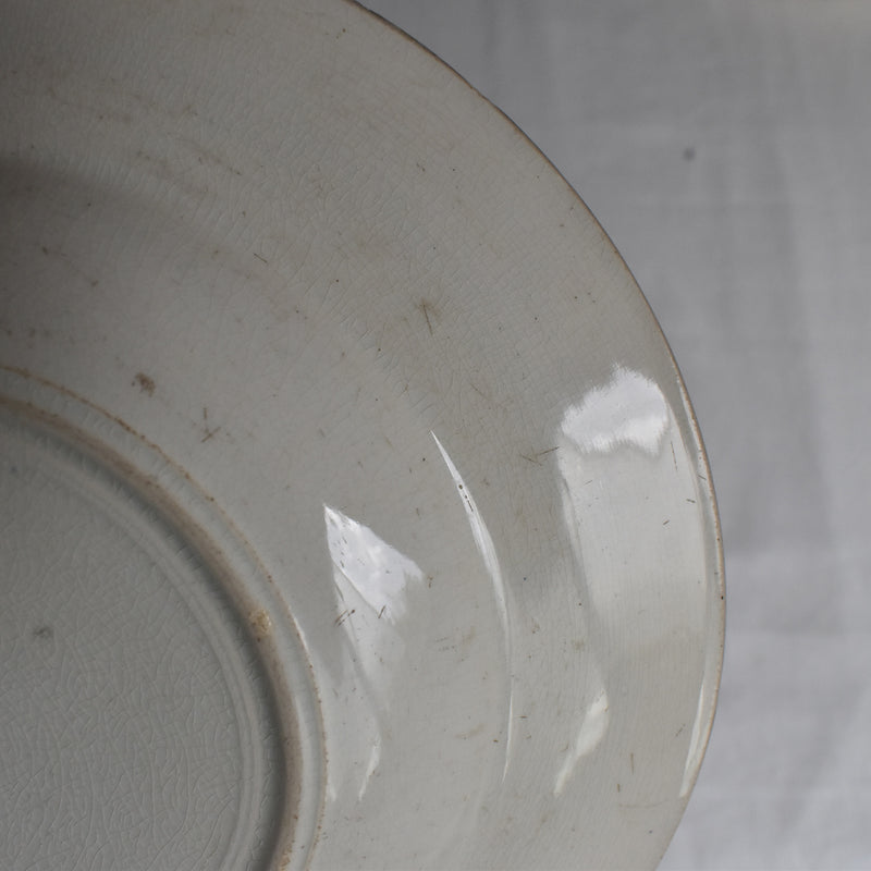Antique Deep Plate, K&G Luneville, Tulipes C