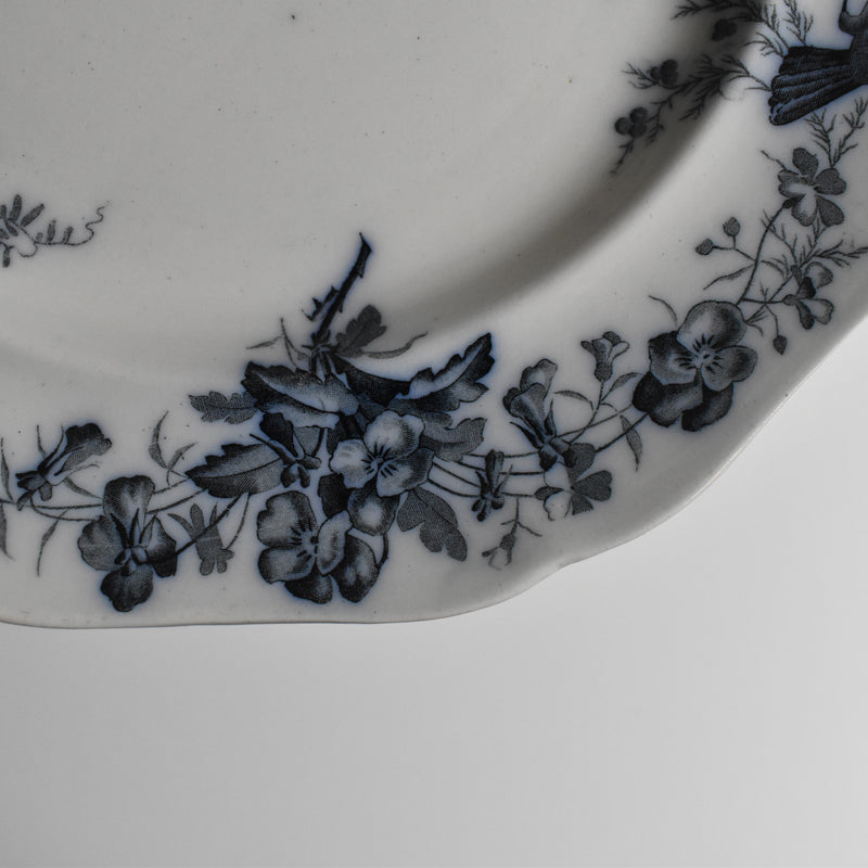 Antique Plate BWM&Co (E.Bourgeois) Indiana B