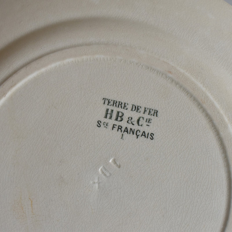 Antique Plate HB&Cie Oiseaux A