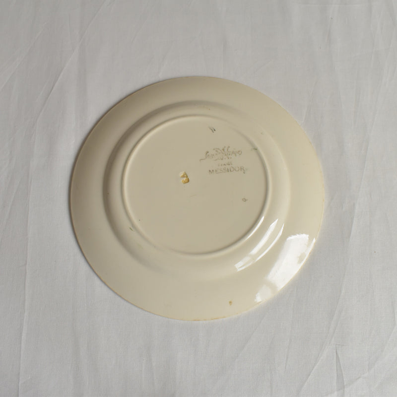 Antique Dessert Plate Sarreguemines Messidor I