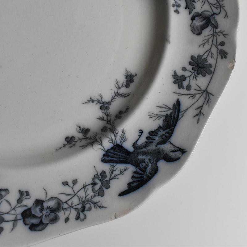 Antique Plate BWM&Co (E.Bourgeois) Indiana B