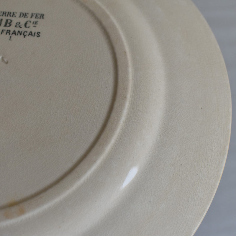 Antique Plate HB&Cie Oiseaux A