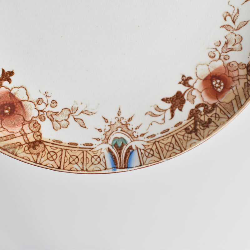 Antique saucer, Sarreguemines Kyoto B