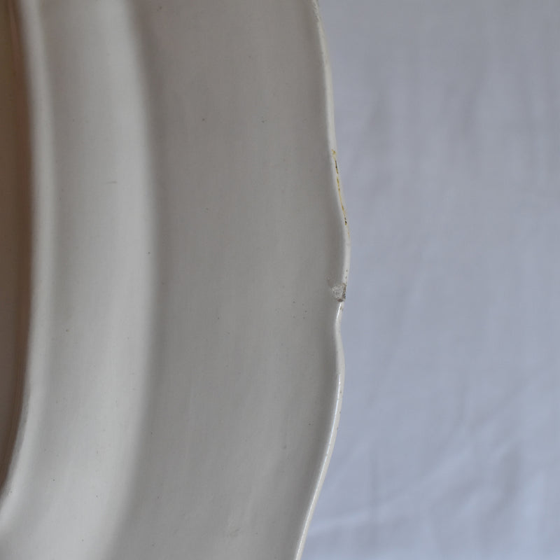 Antique Raviere Sarreguemines Scalloped Edge B
