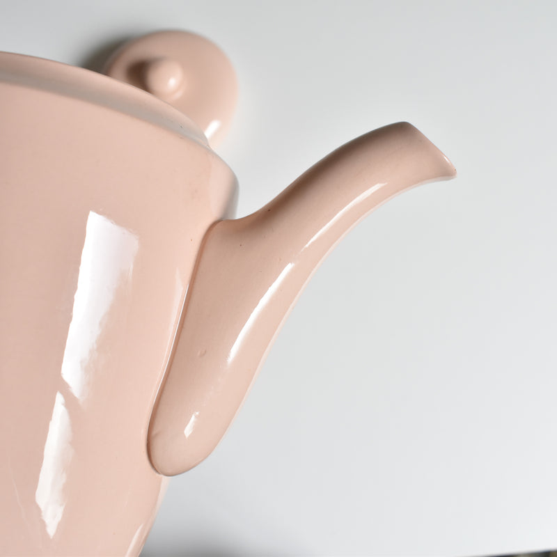 Vintage Coffee Pot Digoin & Sarreguemines Pink